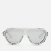 Moncler Men's Shielded Aviator Sunglasses - Grey/ Other/Smoke Mirror - Image 1
