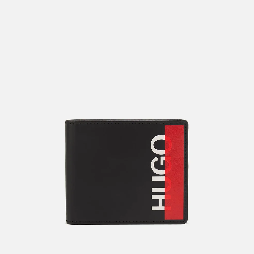 HUGO Men's Roteliebe Leather Wallet - Black Image 1