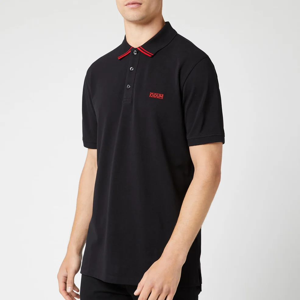 HUGO Men's Dyler Polo Shirt - Black Image 1
