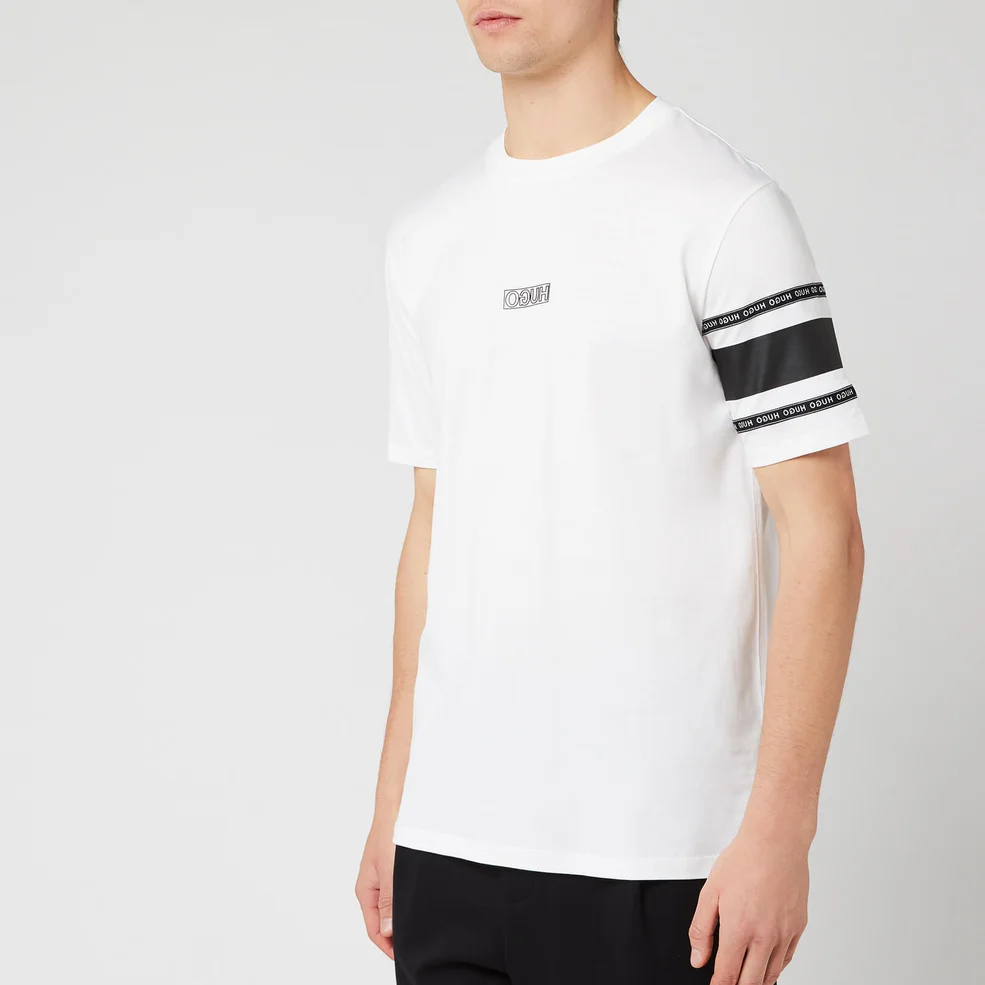 HUGO Men's Durned-U6 T-Shirt - White Image 1