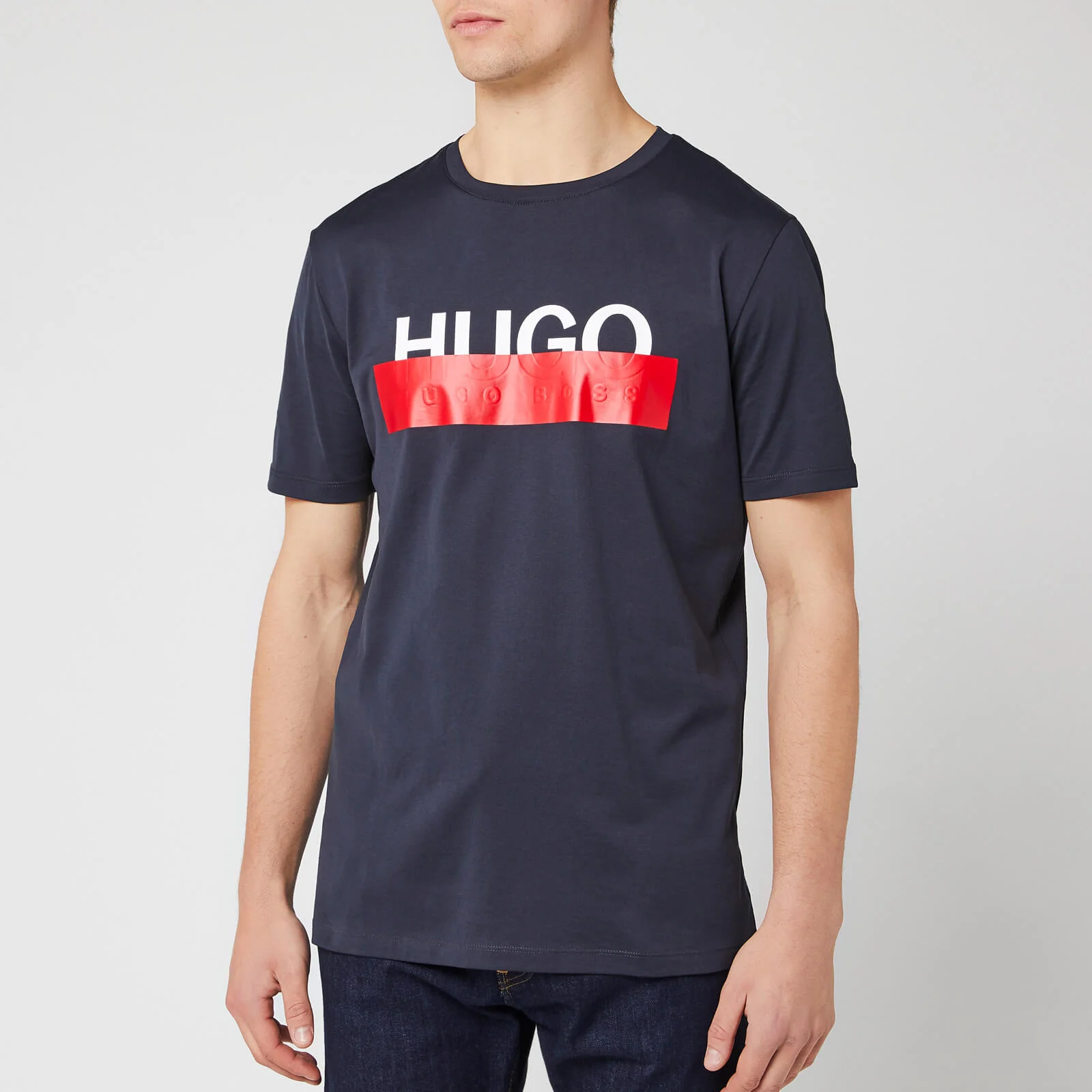 HUGO Men's Dolive T-Shirt - Dark Blue Image 1