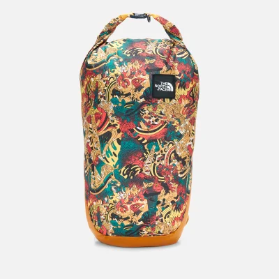 The North Face Flyweight Roll Top Backpack - Leopard Yellow Genesis Print