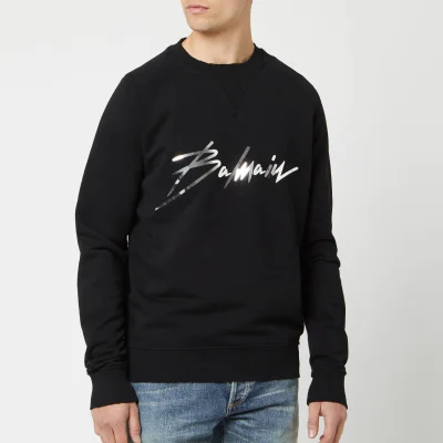 Balmain Men's Signature Sweatshirt - Noir