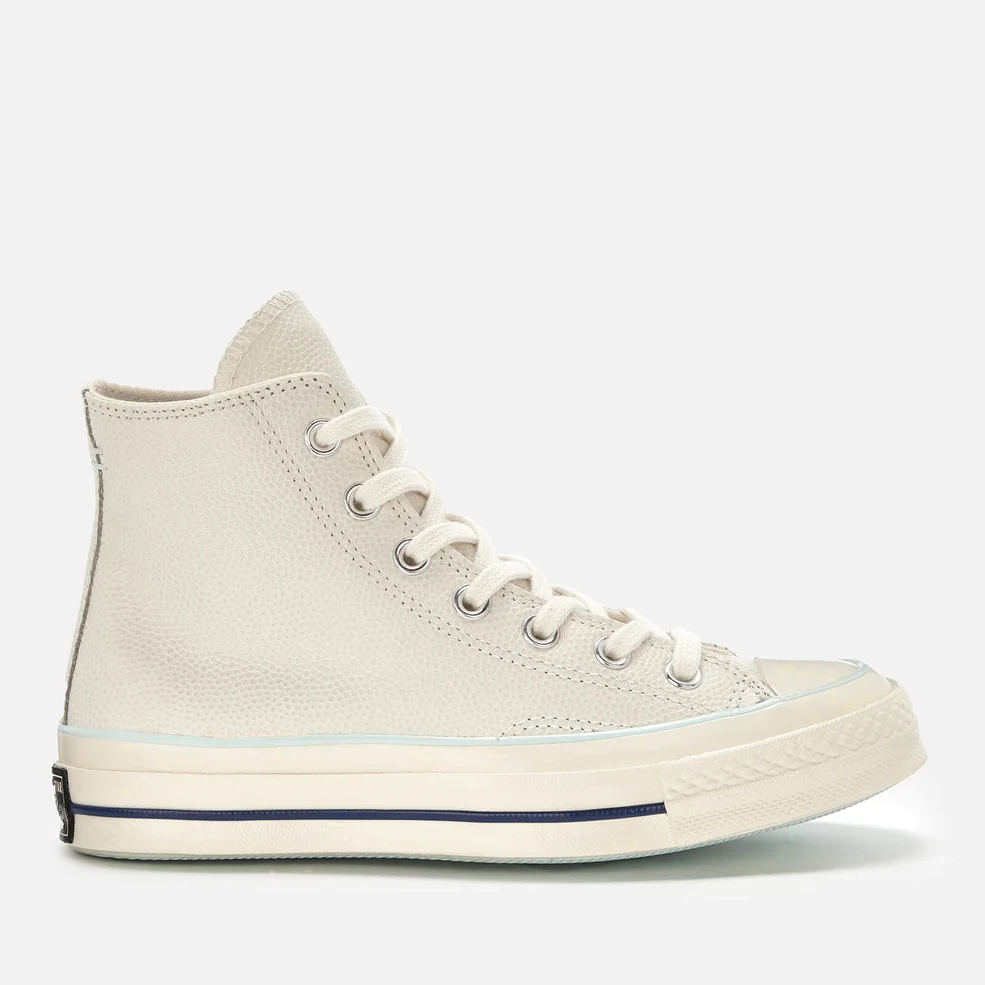 Converse Women's Chuck Taylor All Star 70 Hi-Top Trainers - Egret/Teal Tint Image 1