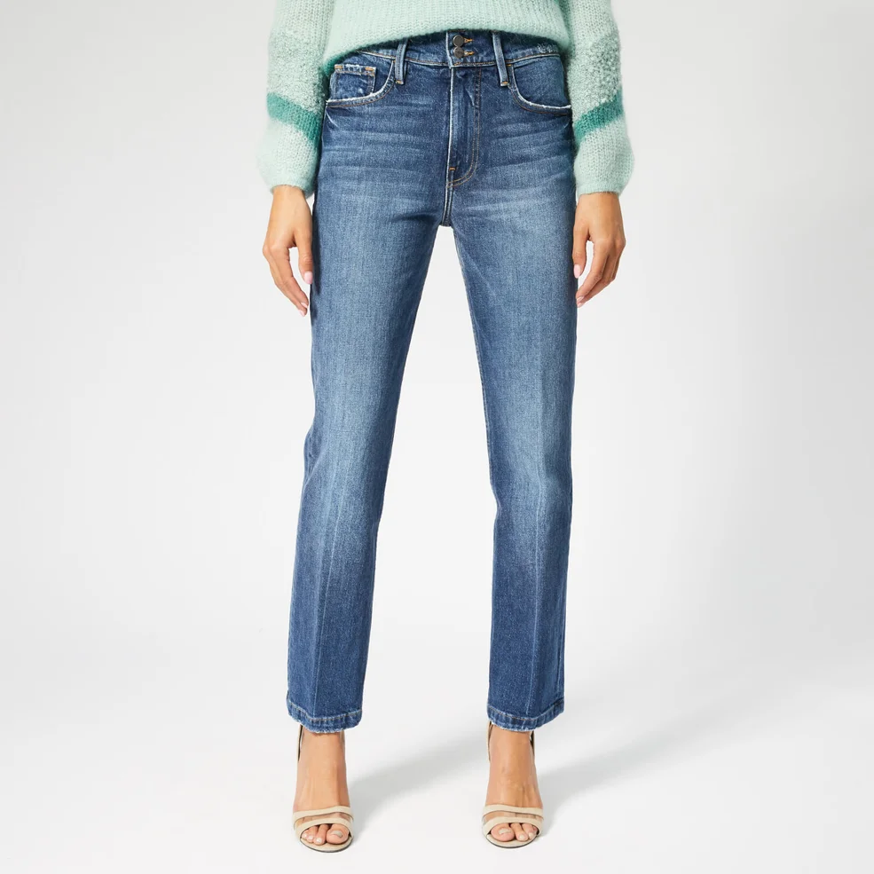 Frame Women's Le Sylvie Slender Straight Heritage Jeans - Halston Image 1