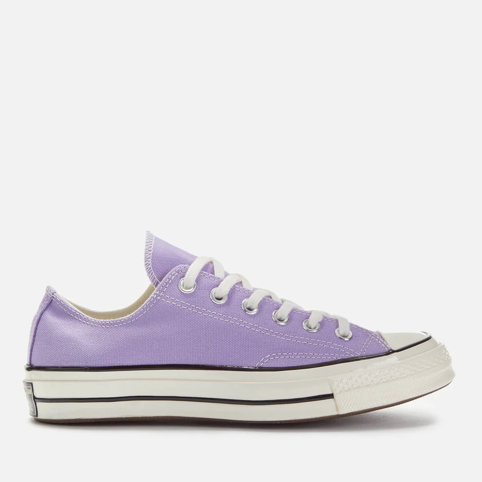 Converse Chuck 70 Ox Trainers - Washed Lilac/Egret/Egret Image 1