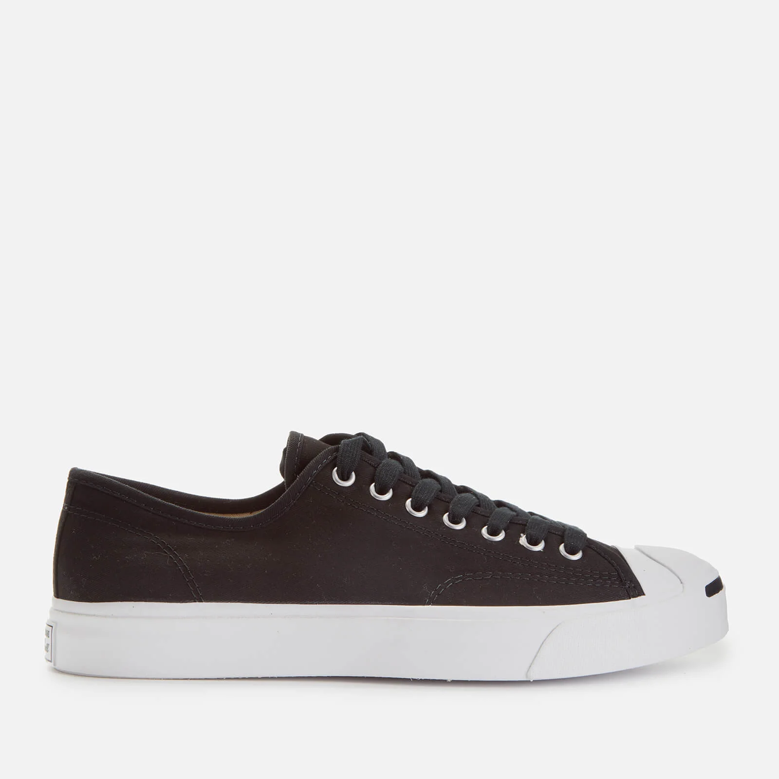 Converse Men's Jack Purcell Ox Trainers - Black/White/Black Image 1