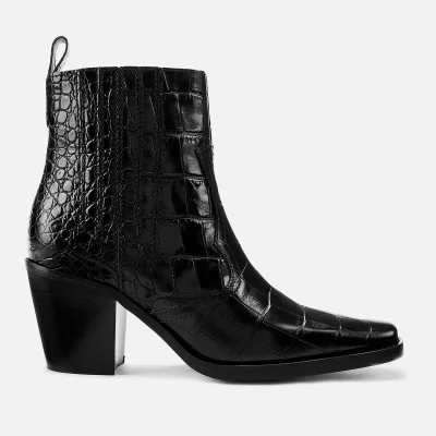 Ganni Women's Western Boots - Black