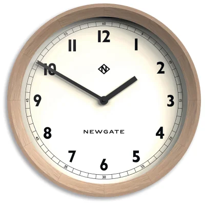 Newgate The General Wall Clock - Light Oak
