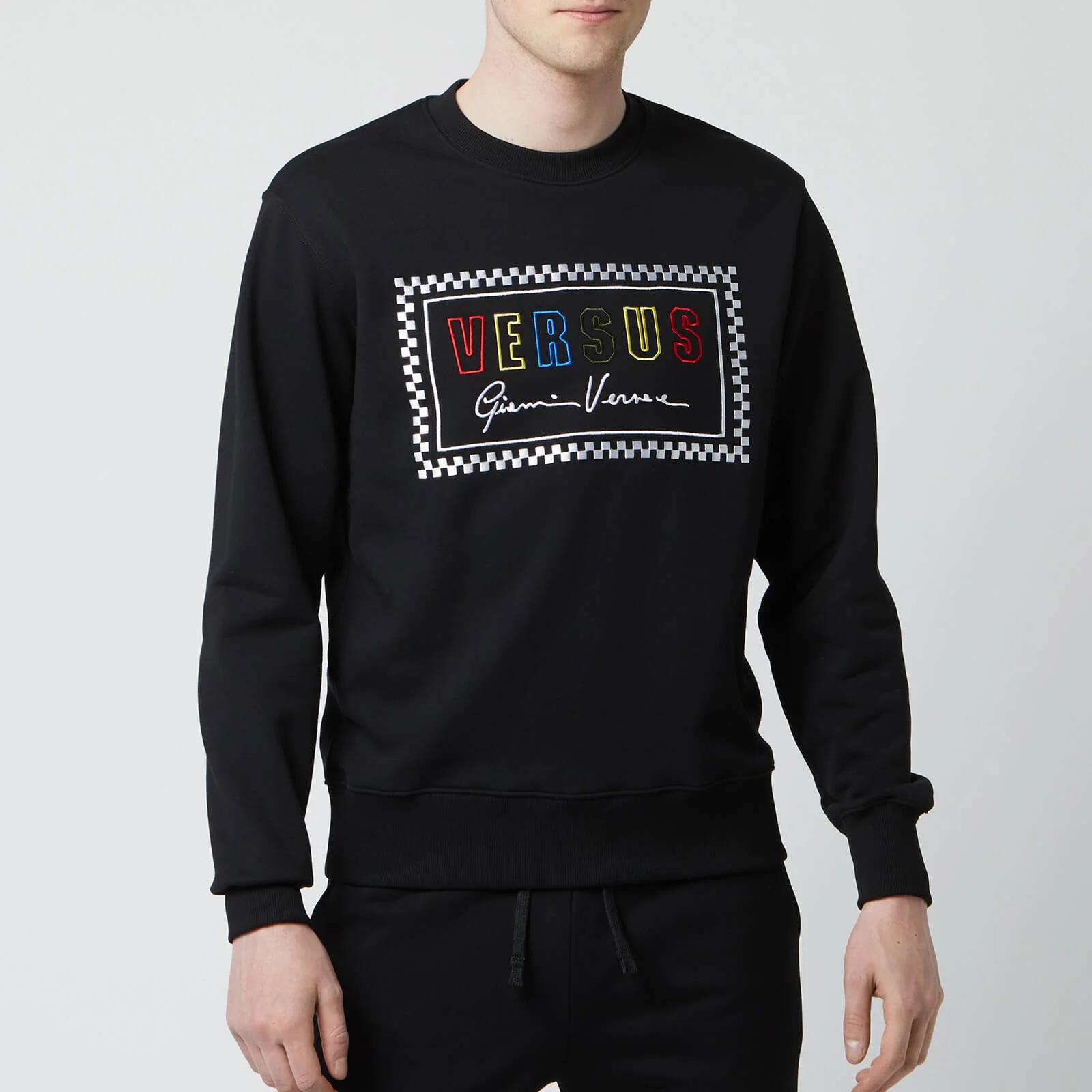 Versus Versace Men's Box Logo Sweatshirt - Black Image 1