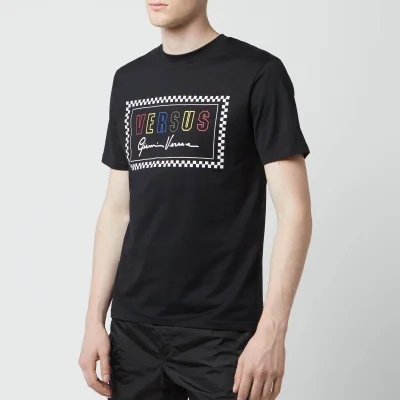 Versus Versace Men's Box Logo T-Shirt - Black