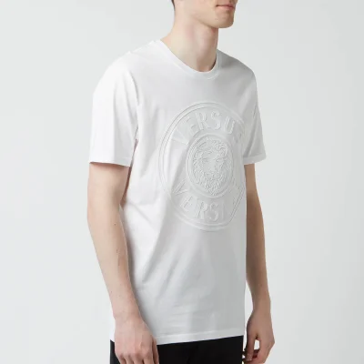 Versus Versace Men's Round Logo T-Shirt - White