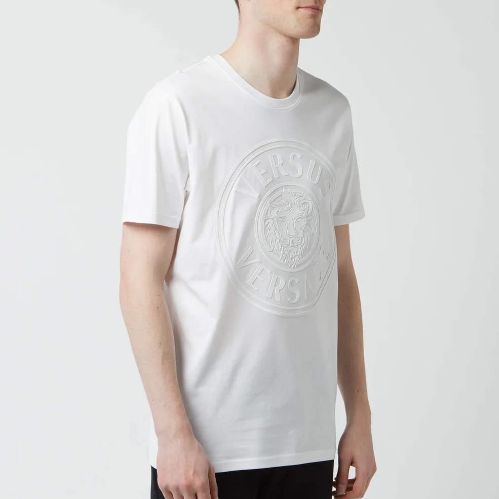 Versus Versace Men's Round Logo T-Shirt - White Image 1