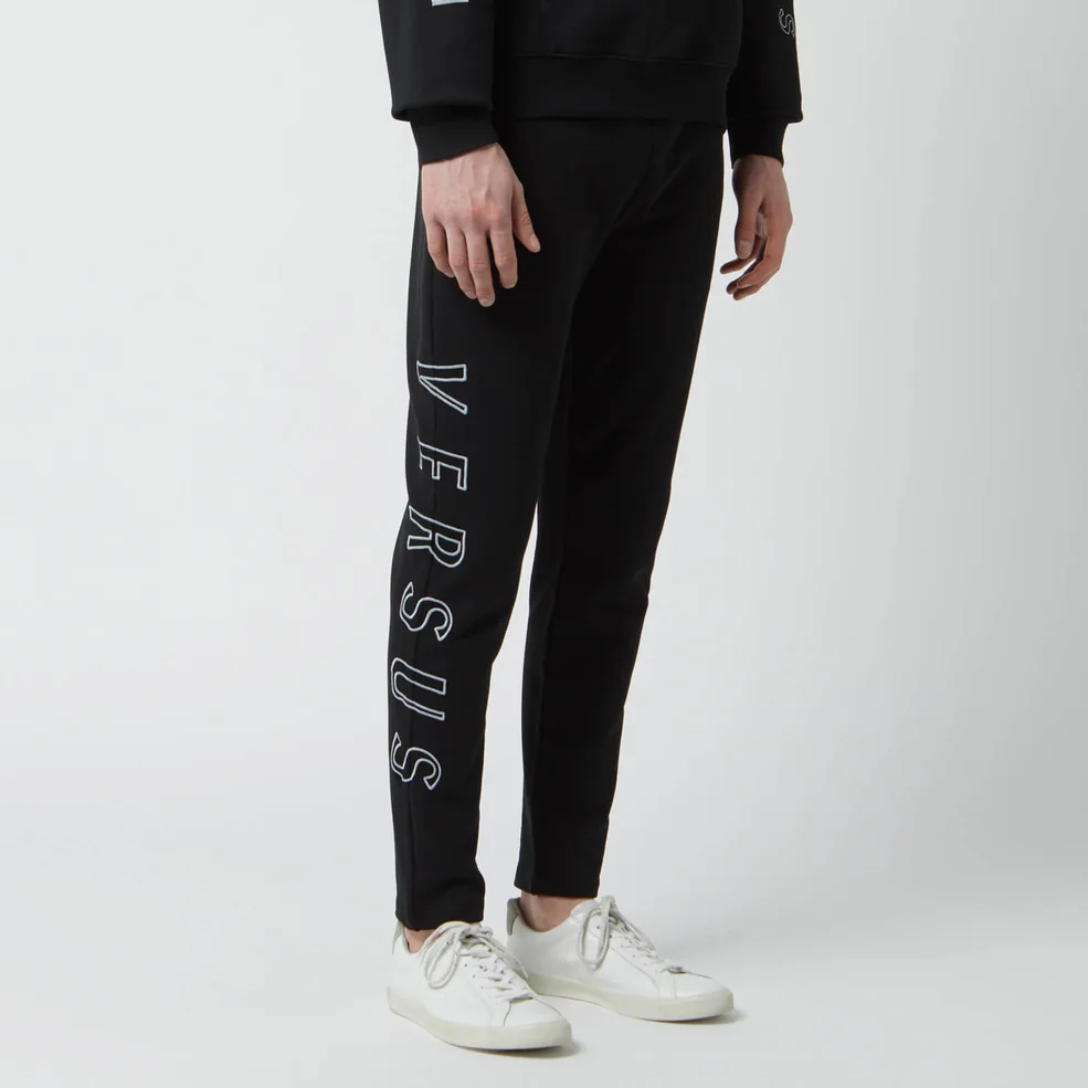 Versus Versace Men's Side Logo Pants - Black Image 1