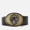 Versus Versace Men's Leather Belt - Gold Black - Image 1