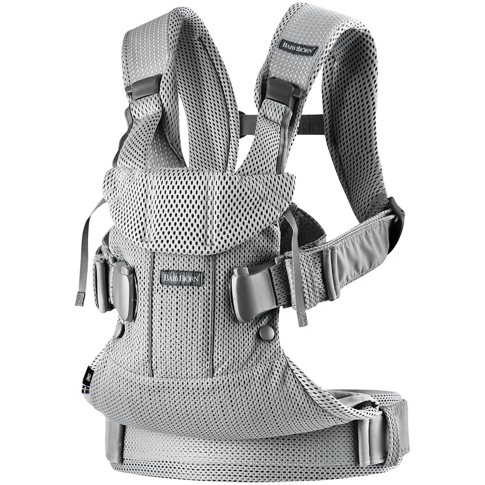BABYBJÖRN One Air 3D Mesh Baby Carrier - Silver Image 1