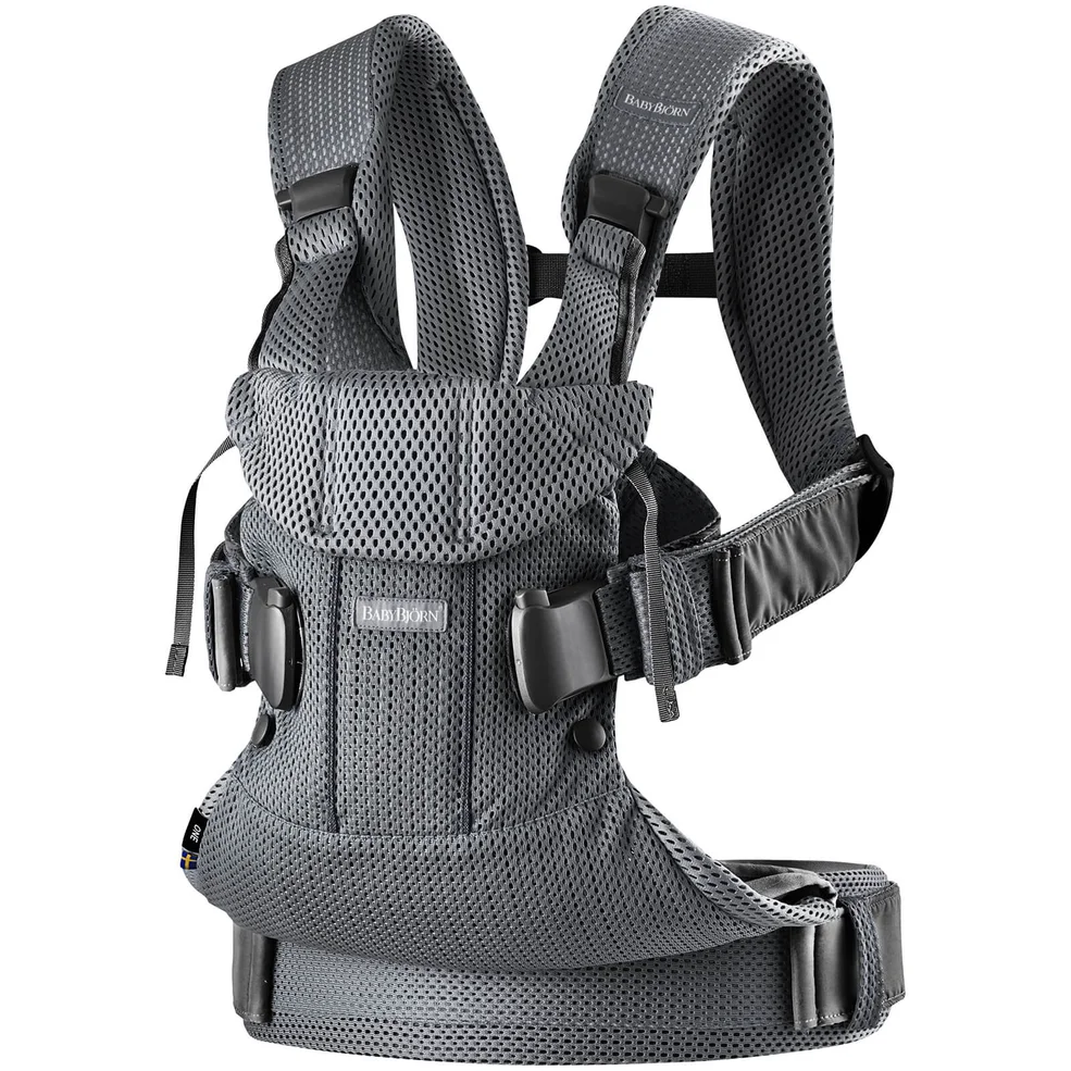 BABYBJÖRN One Air 3D Mesh Baby Carrier - Anthracite Image 1