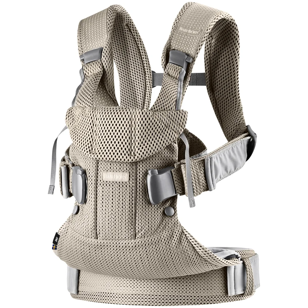 BABYBJÖRN One Air 3D Mesh Baby Carrier - Greige Image 1