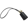 Kreafunk cCHAIN Leather Keyhanger and Charging Cable - Black - Image 1