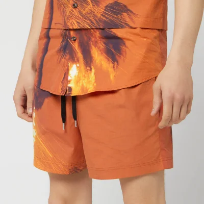 Matthew Miller Men's Kohner Shorts - Burning Print