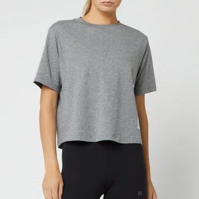 Calvin Klein Performance Women's Logo Short Sleeve T-Shirt - Medium Grey Heather