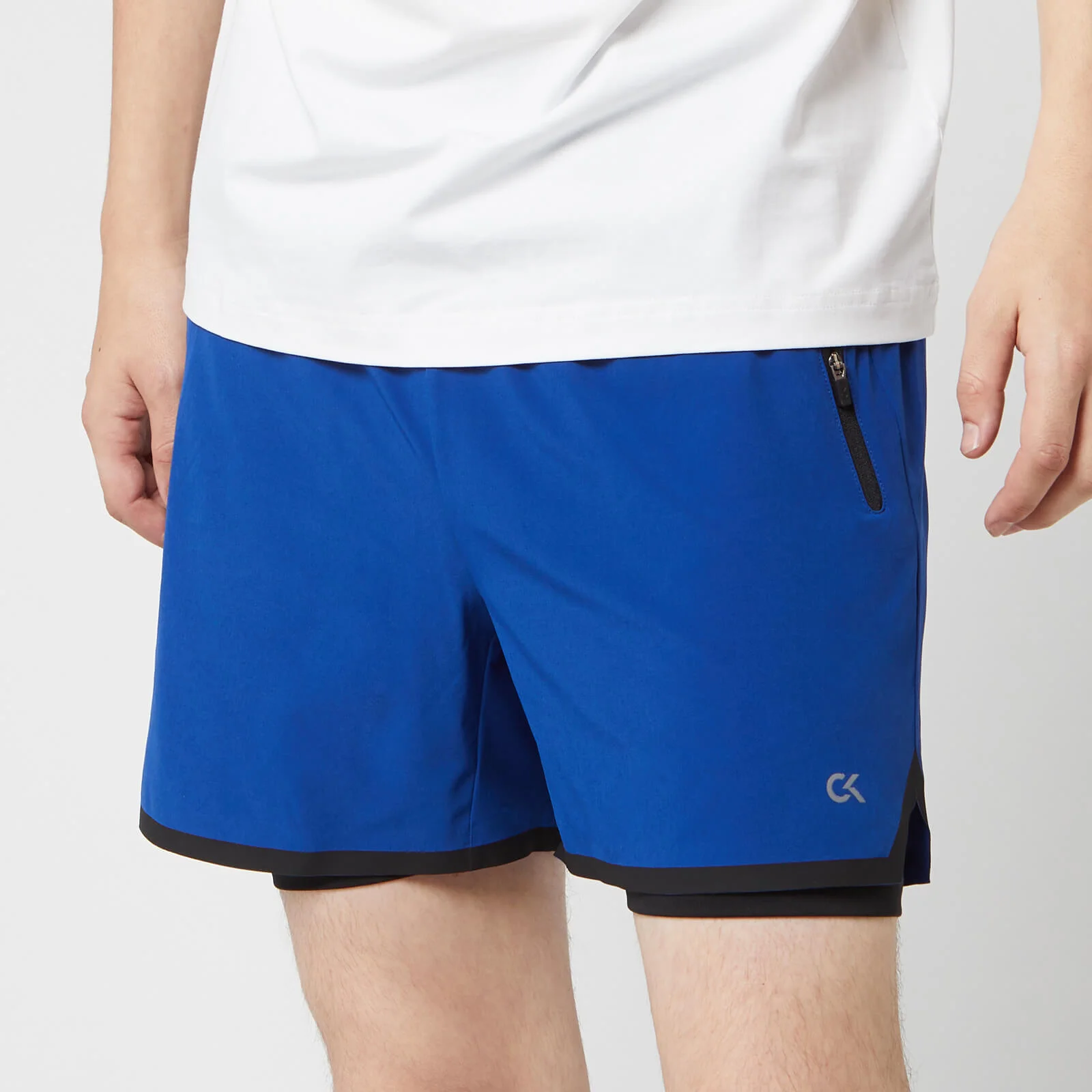 Calvin Klein Performance Men's 2-in-1 Shorts - Sodalite Blue Image 1