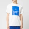 Calvin Klein Performance Men's Short Sleeve Billboard T-Shirt - Bright White/Nautical Blue - Image 1