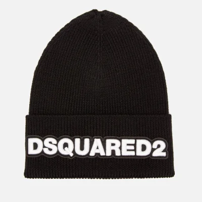 Dsquared2 Men's Dsquared Knit Hat - Black/White