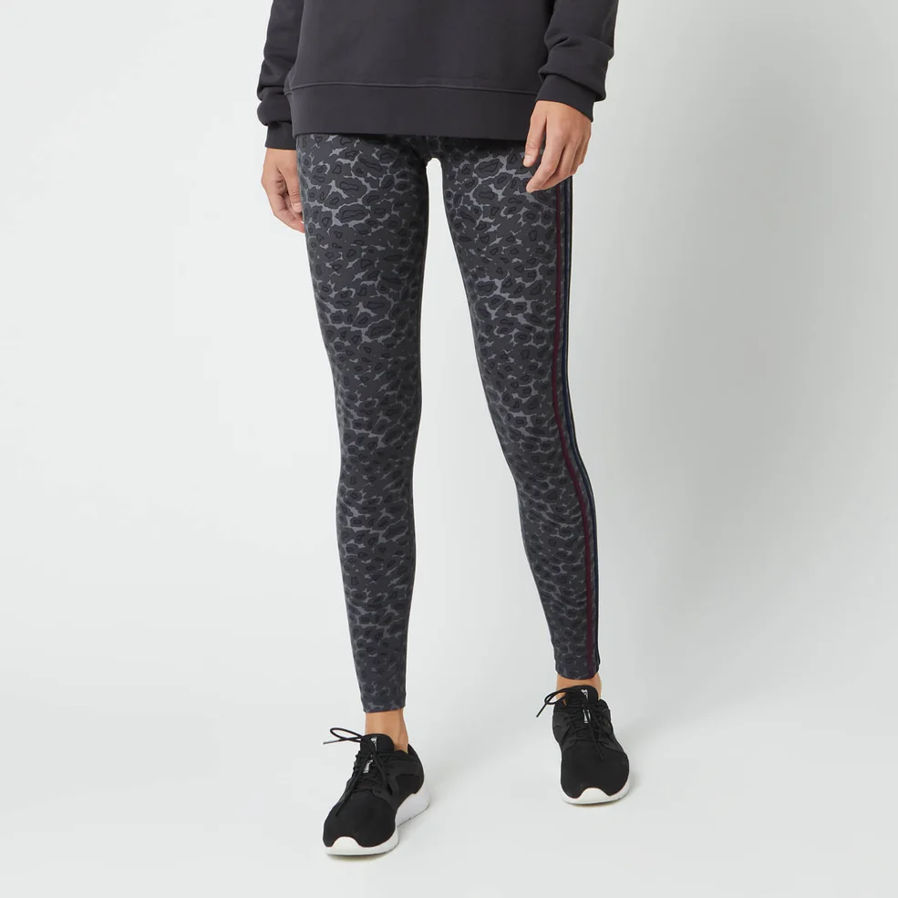 The Upside Women's Snow Leopard Yoga Pants - Grey Image 1