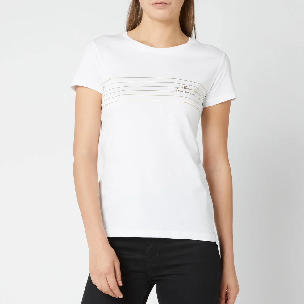 Barbour International Women's Cortina T-Shirt - White Image 1
