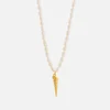 Anni Lu Women's Turret Shell & Pearl Necklace - White/Gold - Image 1