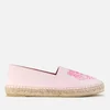 KENZO Women's Classic Tiger Leather Espadrilles - Faded Pink - Image 1