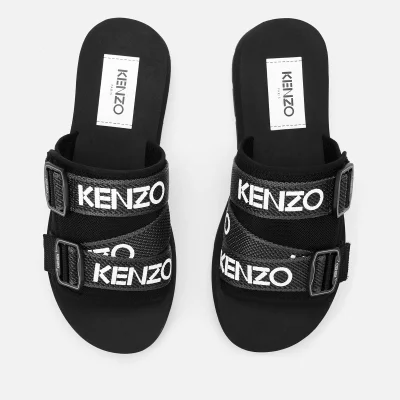 KENZO Men's Papaya Sport Slide Sandals - Black