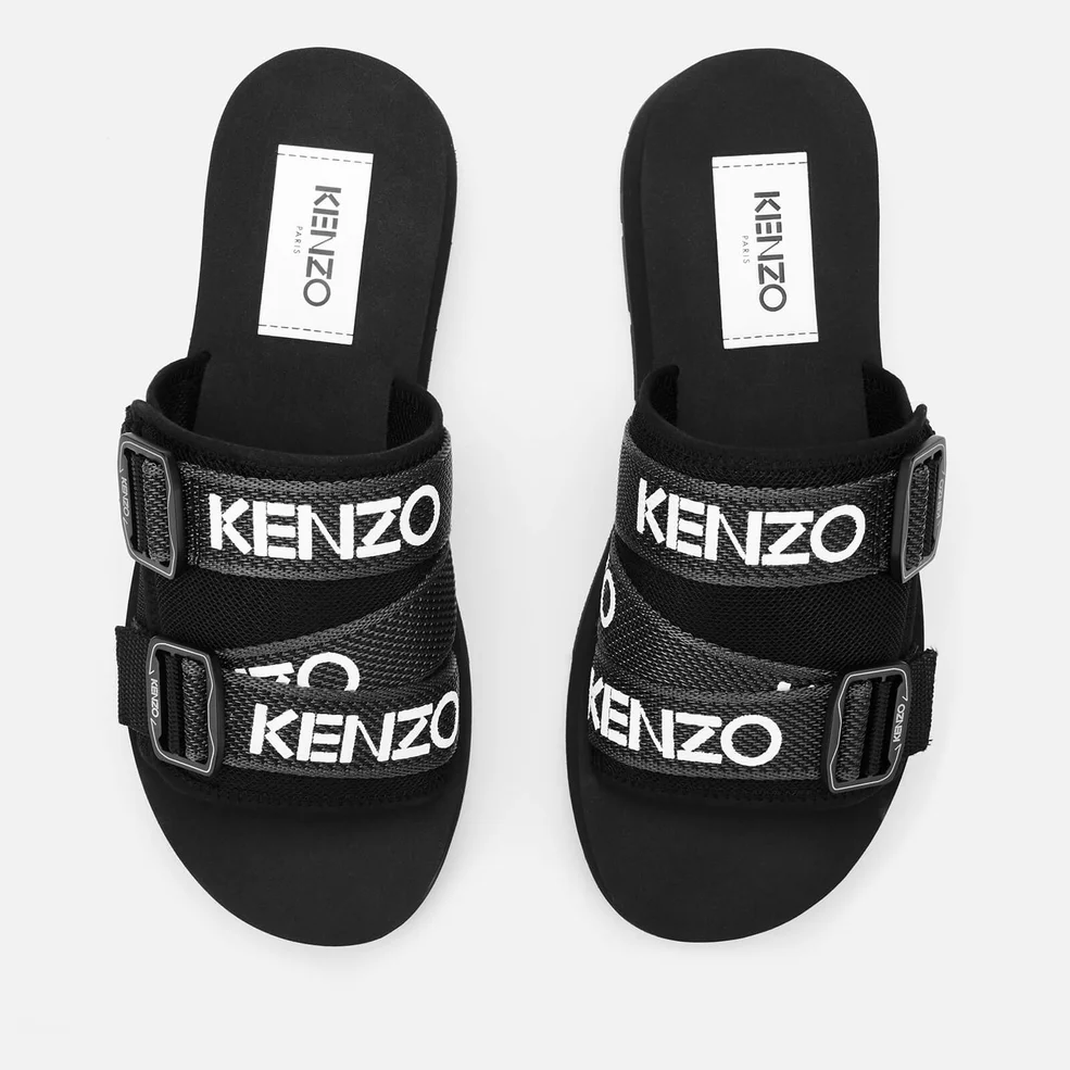 KENZO Men's Papaya Sport Slide Sandals - Black Image 1