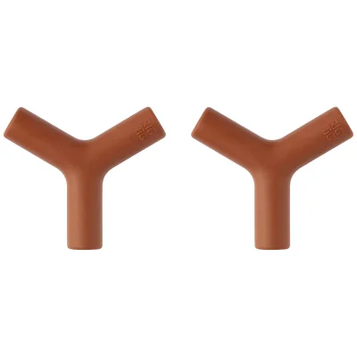 RIG-TIG Hang-It Knobs Set of 2 - Terracotta