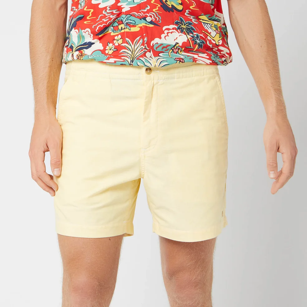 Polo Ralph Lauren Men's Classic Fit Prepster Shorts - Yellow Oxford Image 1