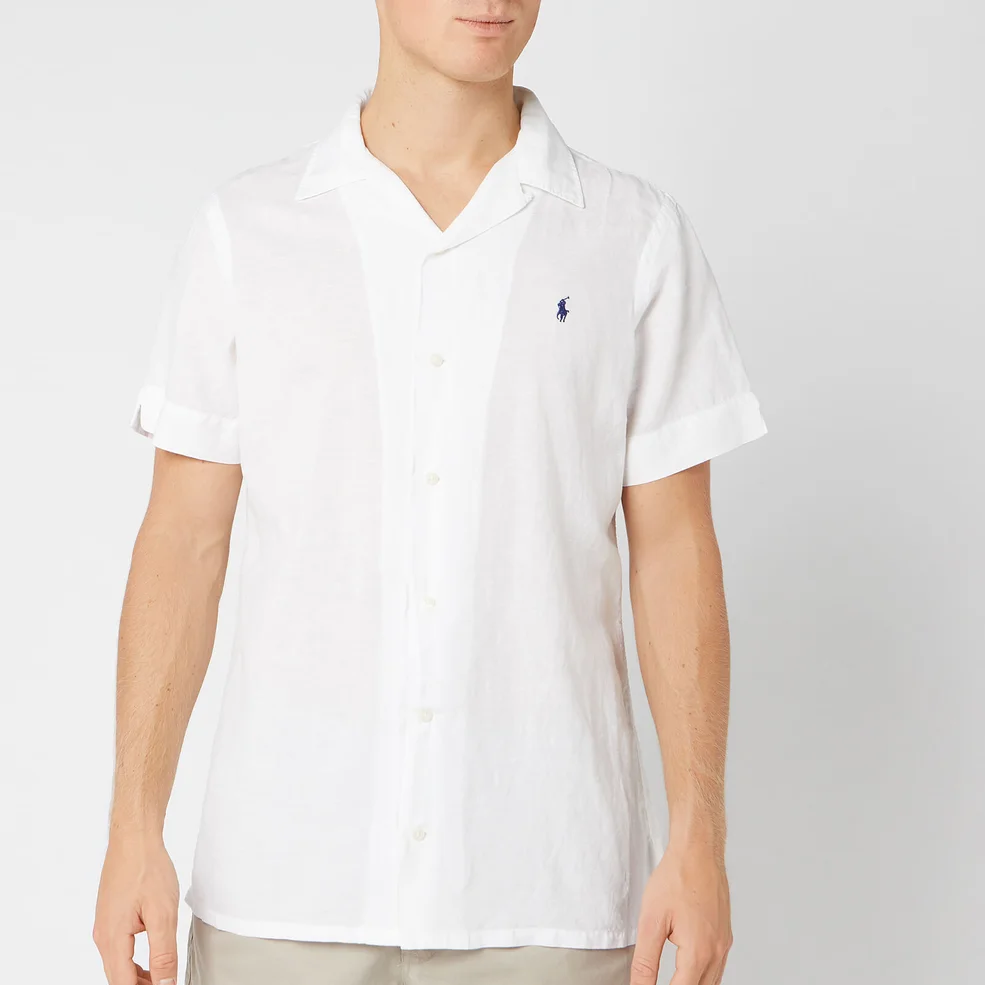 Polo Ralph Lauren Men's Camp Collar Shirt - White Image 1