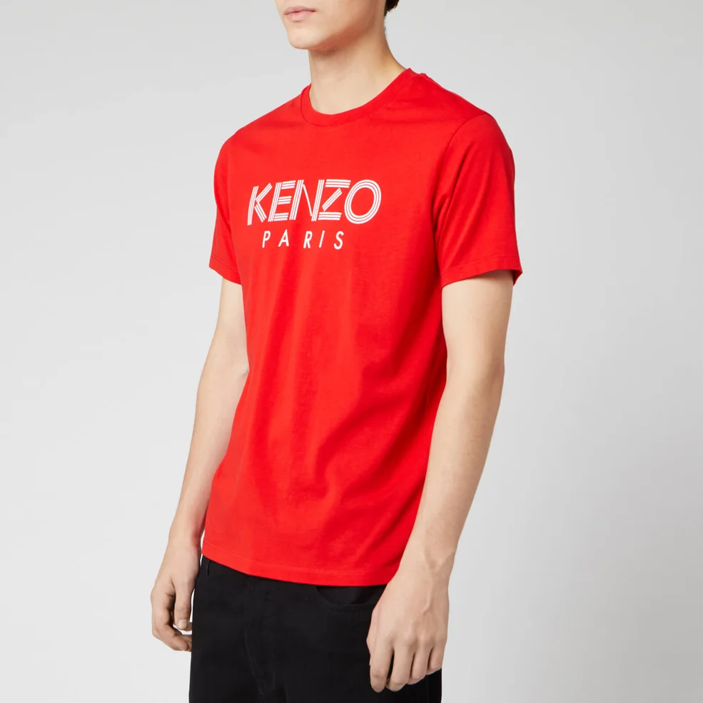 KENZO Men's Paris T-Shirt - Red Image 1