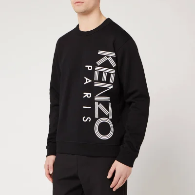 KENZO Men's Vertical Logo Sport Sweatshirt - Black