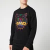 KENZO Men's Classic Tiger Embroidered Sweatshirt - Black - Image 1