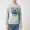 KENZO Men's Classic Tiger Embroidered Sweatshirt - Pearl Grey - Image 1