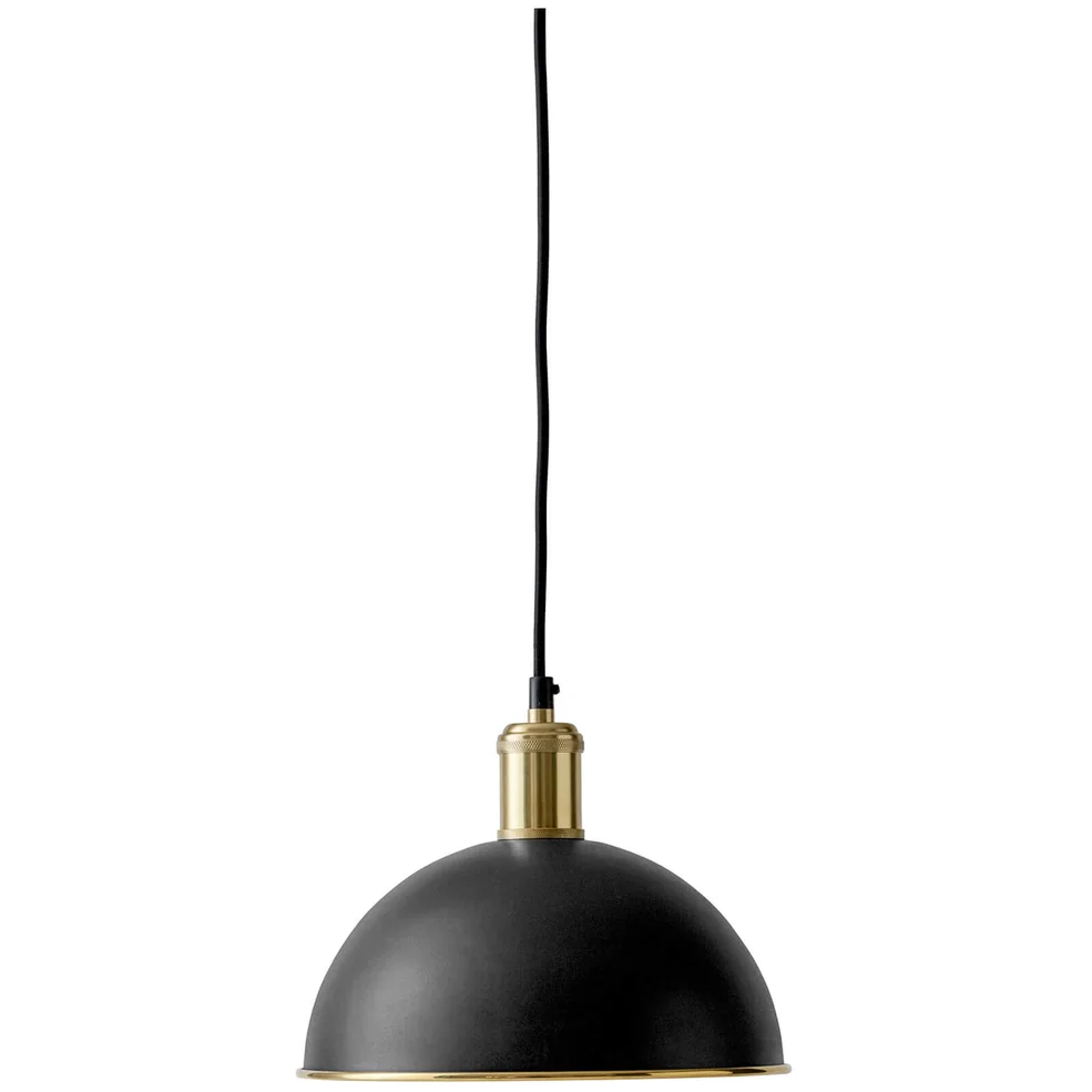 Menu Hubert Pendant - Black Bronzed Brass - 24cm Image 1