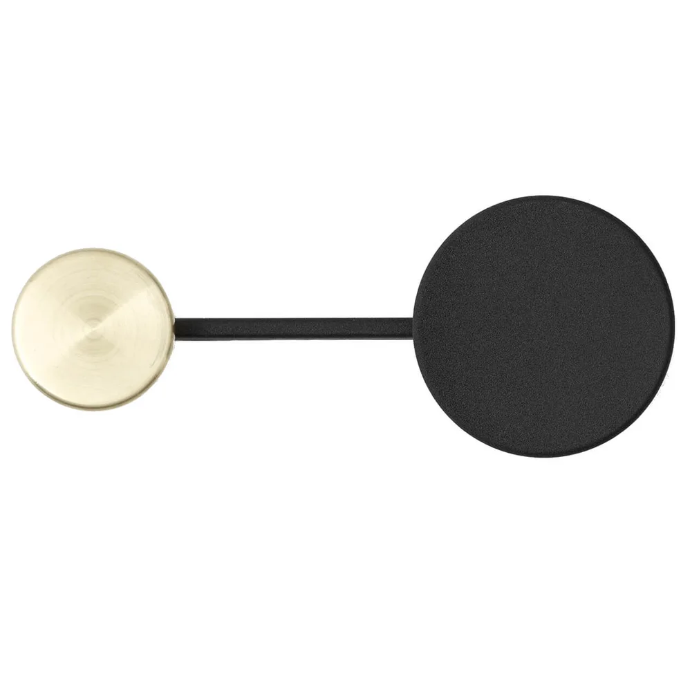 Audo Afteroom Coat Hanger - Black Brass - Small Image 1