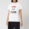 Bella Freud Women's Love La Femme T-Shirt - White - Image 1