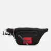 HUGO Men's Record Patch and Strap Logo Bumbag - Black/Red Patch - Image 1