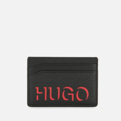 HUGO Men's Victorian 3 Card Holder - Black/Red