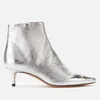 Isabel Marant Women's Durfee Metallic Low Heel Ankle Boots - Silver - Image 1
