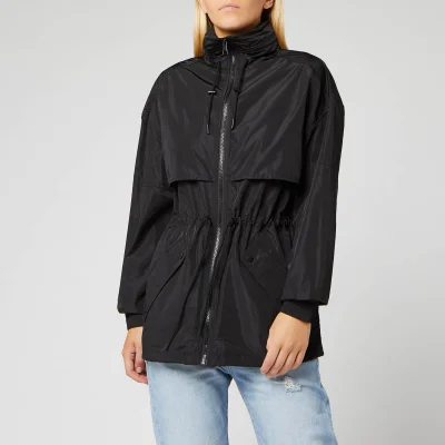 KENZO Women's Light Nylon Wind Breaker Jacket - Black