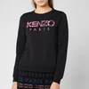 KENZO Women's Classic Cotton Moleton Sweatshirt - Black - Image 1