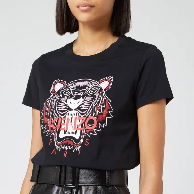 KENZO Women's Classic Tiger Light Cotton Single Jersey T-Shirt - Black